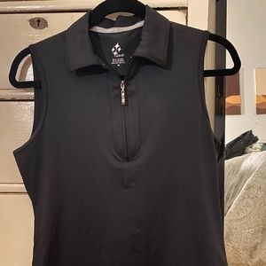 Quarter Zip Tank Top